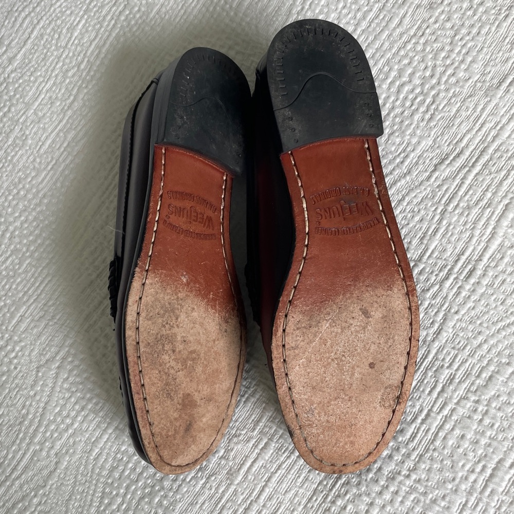 GH Bass Whitney Weejuns Penny Loafers - wine - Picture 12 of 14